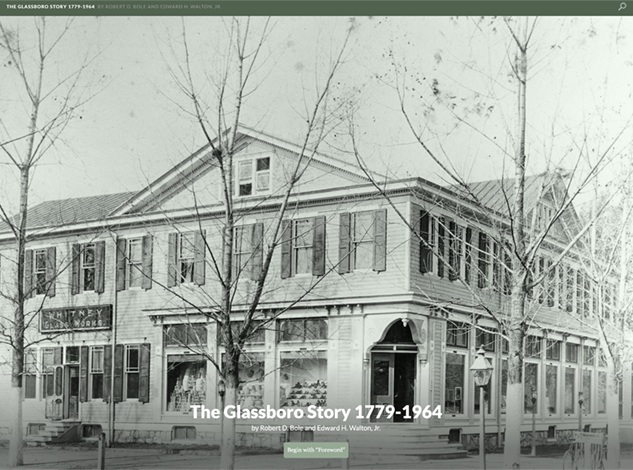 A photo of the book the Glassboro Story