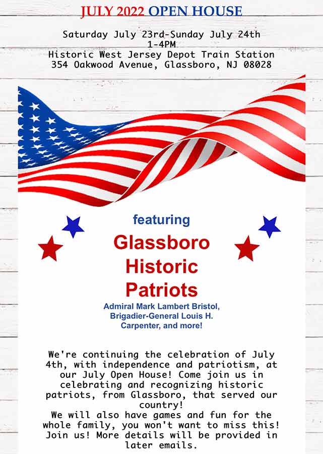 Glassboro Historical Society July 2022 open house